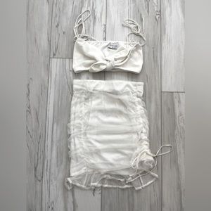 That’s So Fetch Drishti Crop and Skirt Set White